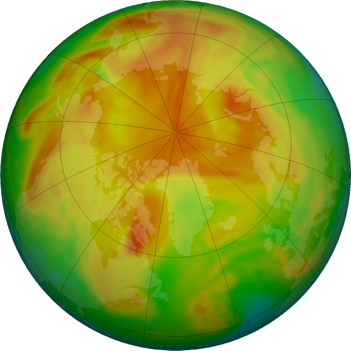 Arctic ozone map for 28 April 2022